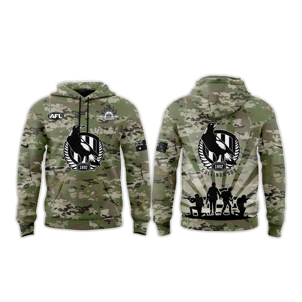 Collingwood Magpies Veteran Combo Limited Edition Hoodie